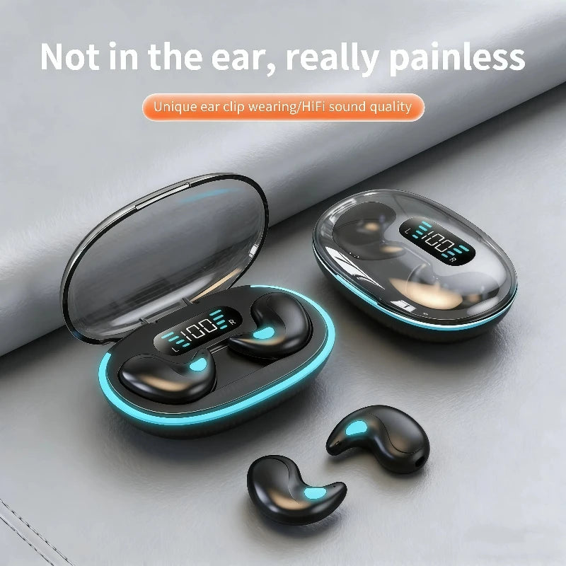 Sleep Earbuds Wireless Mini Work Headphones TWS Bluetooth Headphones Stereo Waterproof X55 Oasis Select
