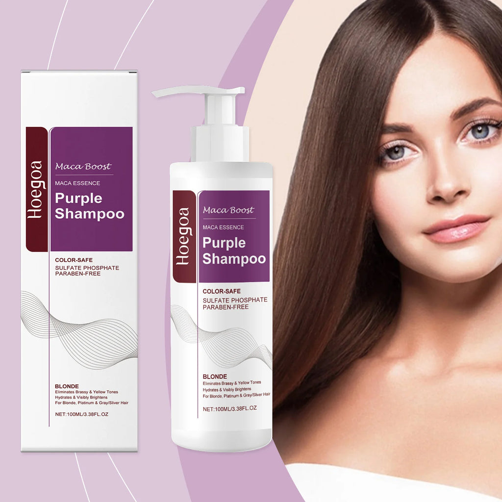 Maca Boost Purple Shampoo Fade Yellow After Bleach Hair Gray Remedy Oasis Select