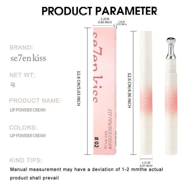 Se7en Kiss Velvet Matte Lip Glaze – Waterproof & Long-Lasting