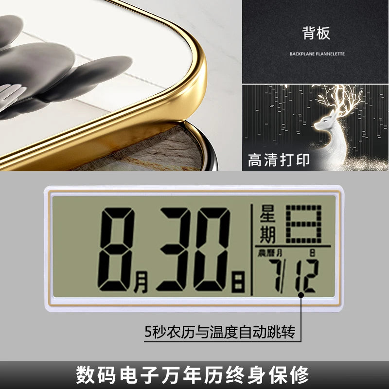 Car Clock Living Room Creative E-sports Room Silent Clock Auto Repair Beauty Shop Personality Art Decorative Painting Wall Clock Oasis Select