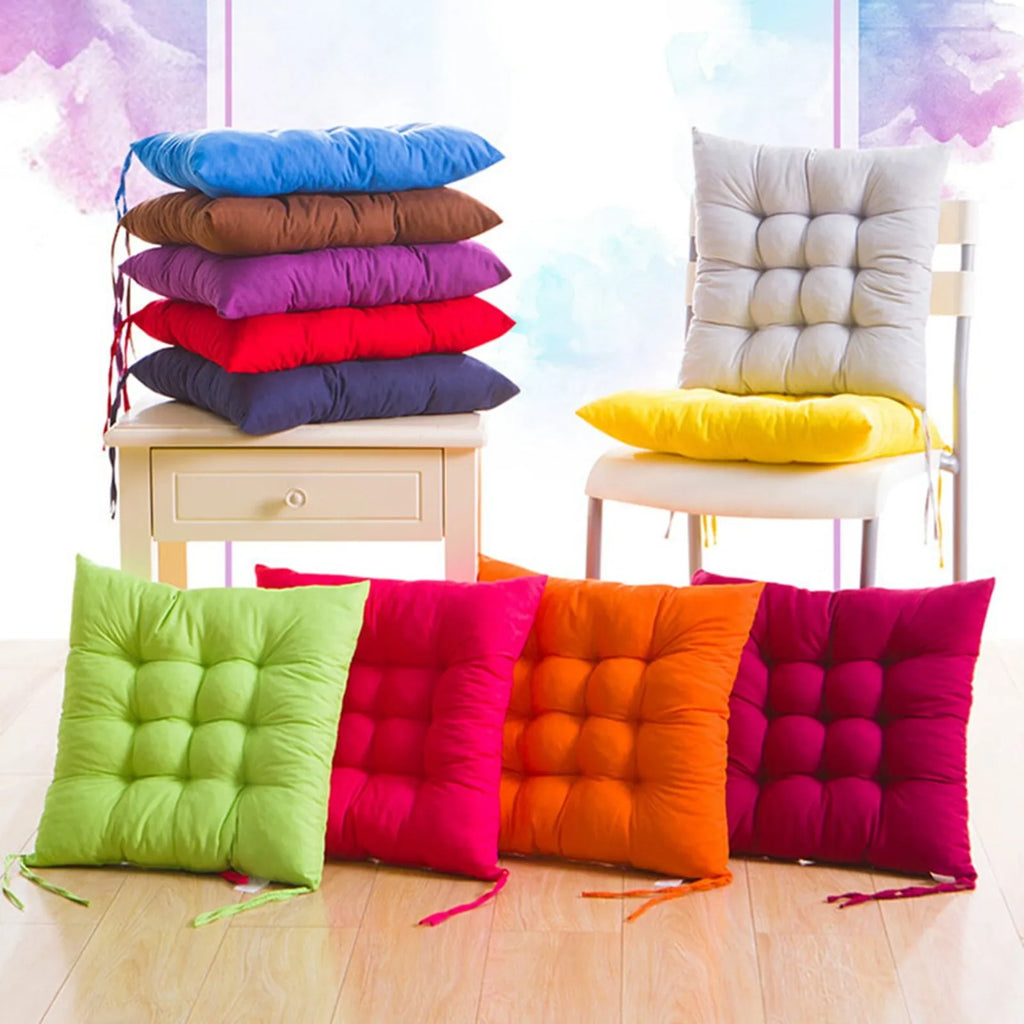 40cm Throw Pillow Chair Fixed Rope Non-Slip Seat Cushion Nap Pillows Home Office Chair Cushion Seat Soft Pad Pillow Sofa Cushion Oasis Select