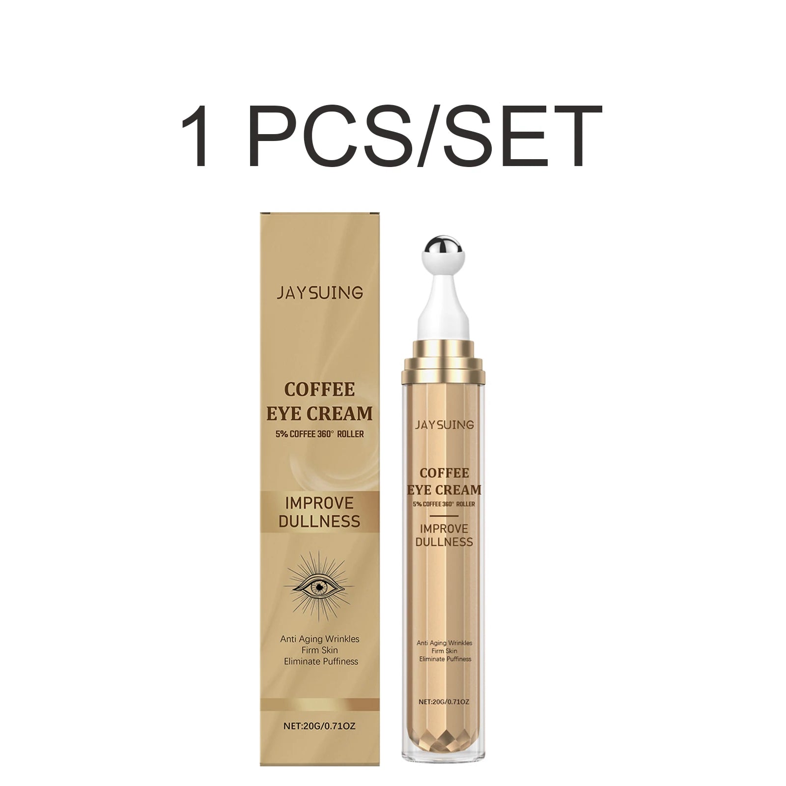 Caffeine Eye Cream Eye Cream Puffiness Dark Circles Fine Lines Firming Hydrating Niacinamide 5% Caffeine Smooth Skin Cream 20g Oasis Select 1 PCS