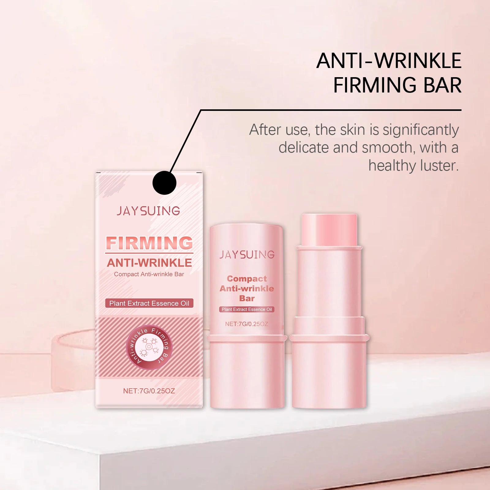Firming Face Cream Bar Anti-Wrinkle Moisturizng Repair Essential Oil Fade Fine Lines Brightening Smooth Portable Skin Care Stick Oasis Select
