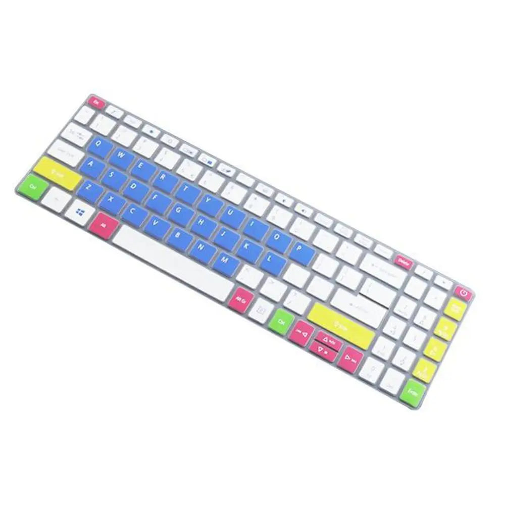 Laptop Keyboard Cover Skin for Acer Aspire 3 A315-56G A315-55G A315-55 A315 55 55G/ Aspire 5 A515-55G A515-55 A515 55G 15.6 Inch Oasis Select multicolor blue