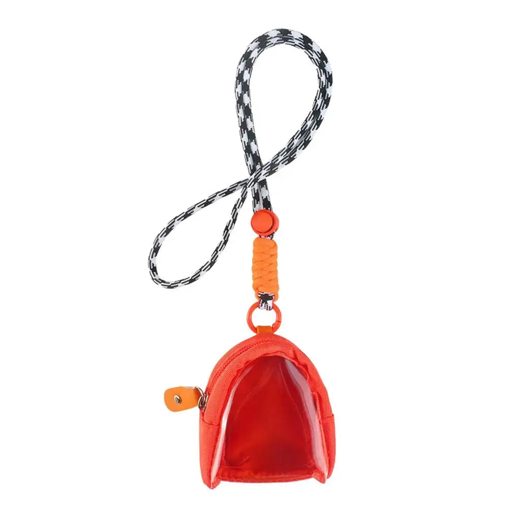 Tamagotchi Paradise Clear Storage Pouch with Lanyard