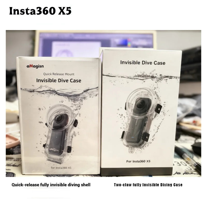 Insta360 X5 Invisible Dive Case | 60m Waterproof Housing