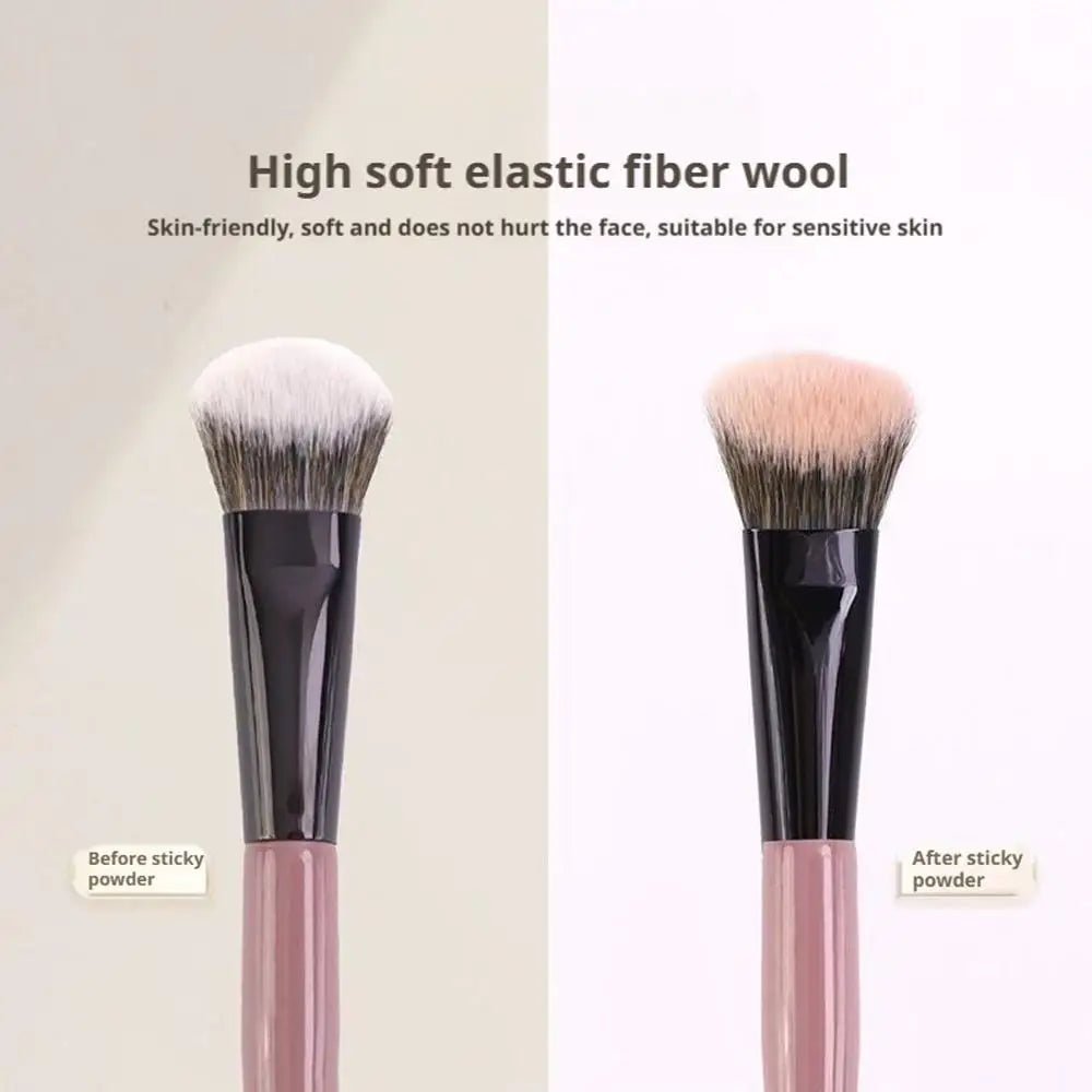 Angled Powder Blush Brush – Soft Synthetic Makeup Brush Makeup Brush Oasis Select