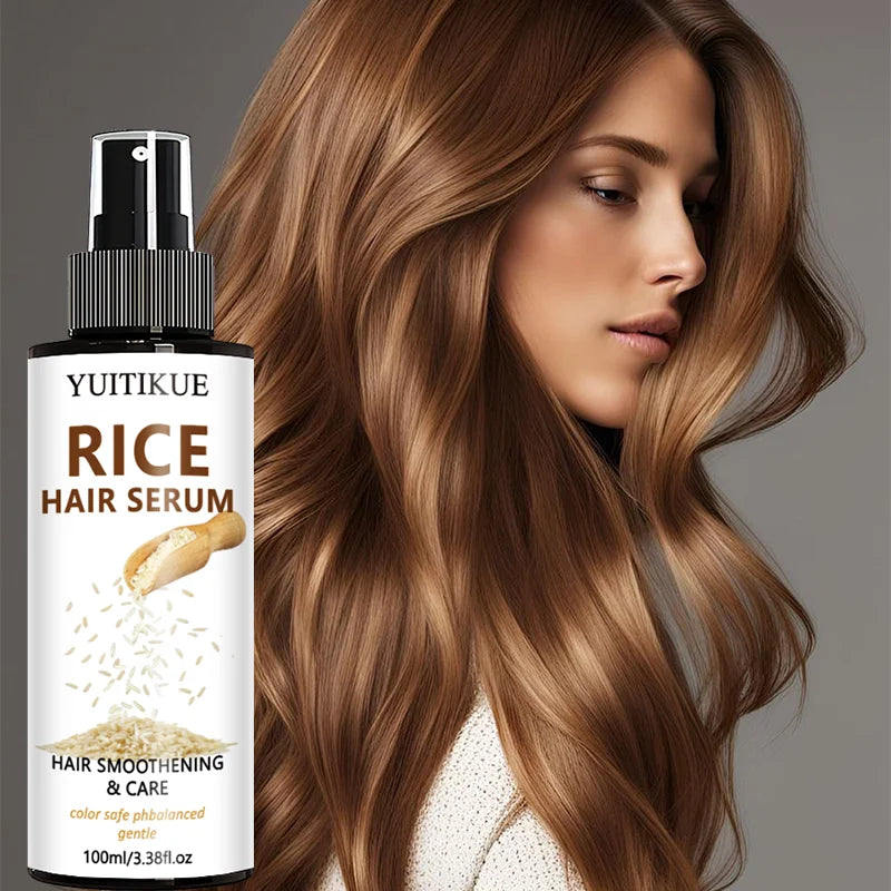 YUITIKUE Rice Water Hair Serum Spray – Strengthen & Shine