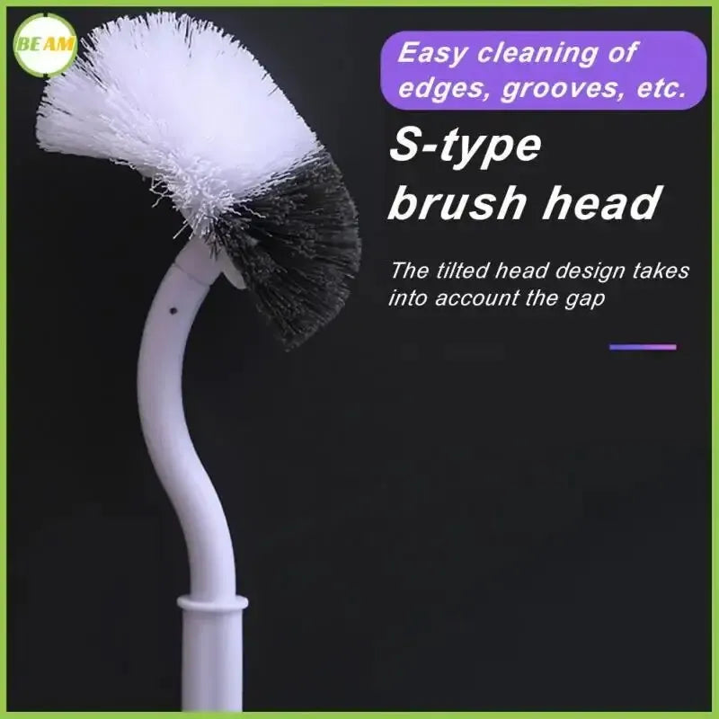 Household Toilet Long Handle Toilet Brush; Toilet Brush; Cleaning Wall-mounted Toilet; No Dead Corner Cleaning Toilet Oasis Select