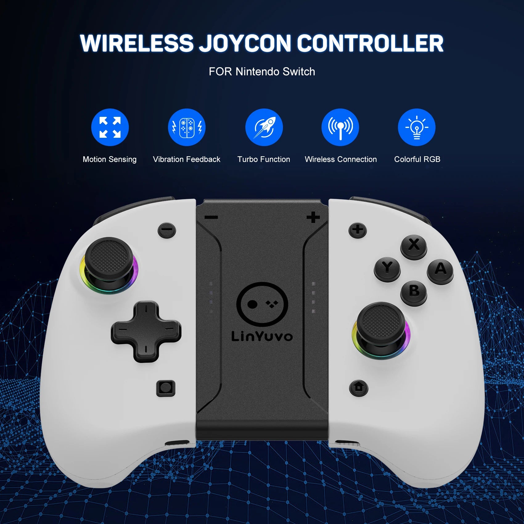 AyeBeau Nintendo Switch Wireless Controller – Hall Effect Gamepad
