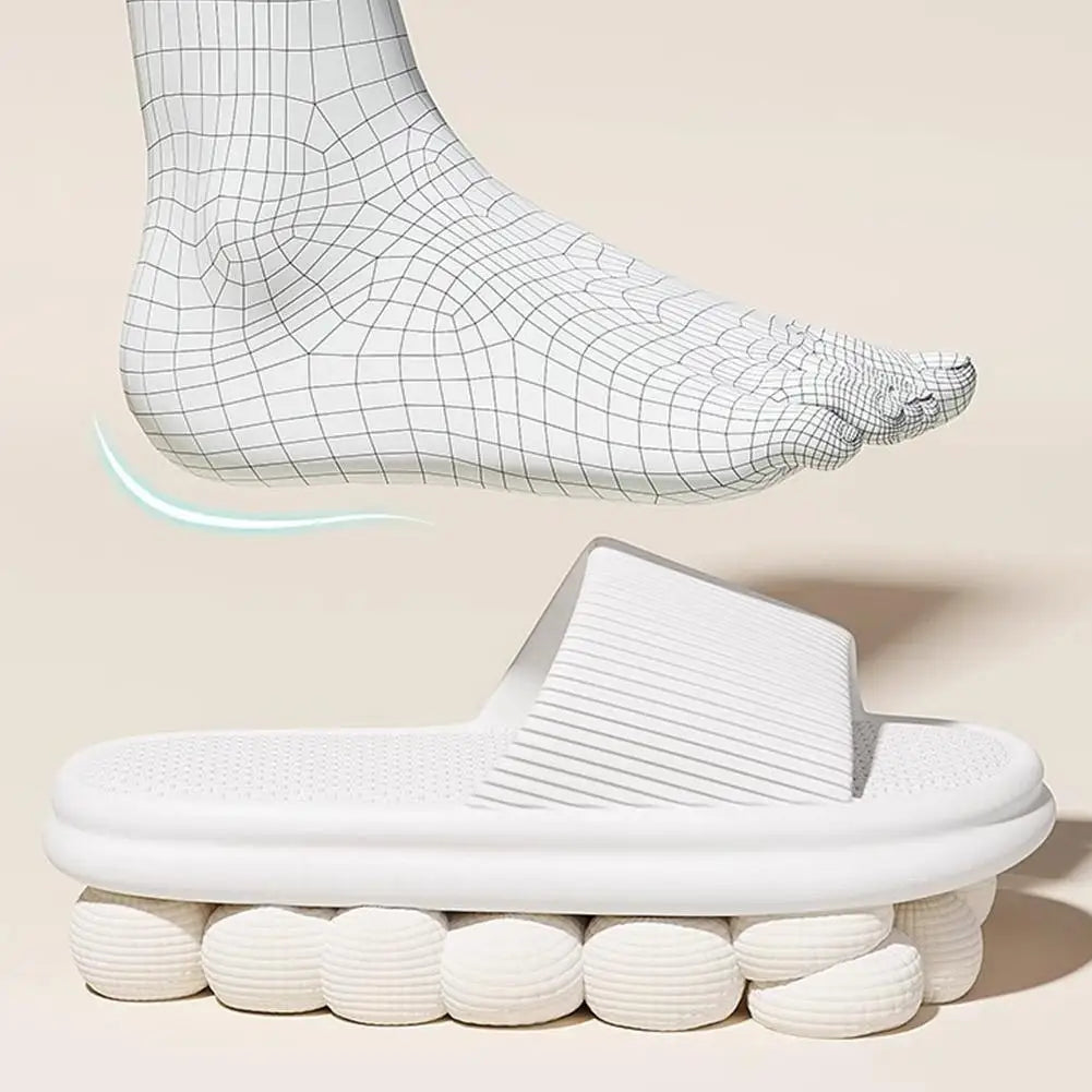 Women Summer Concise EVA Slippers Men Soft Home Slides Couples Bathroom Non-slip Sandals Adults Comfortable Outdoor Beach Shoes Oasis Select