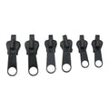 Zipper Replacement Kit Zipper Pull Replacement Slider Fixer Zipper Parts DIY Crafts Zip Repair Kit 6 pcs Size 3 5 7 for Coats Oasis Select A