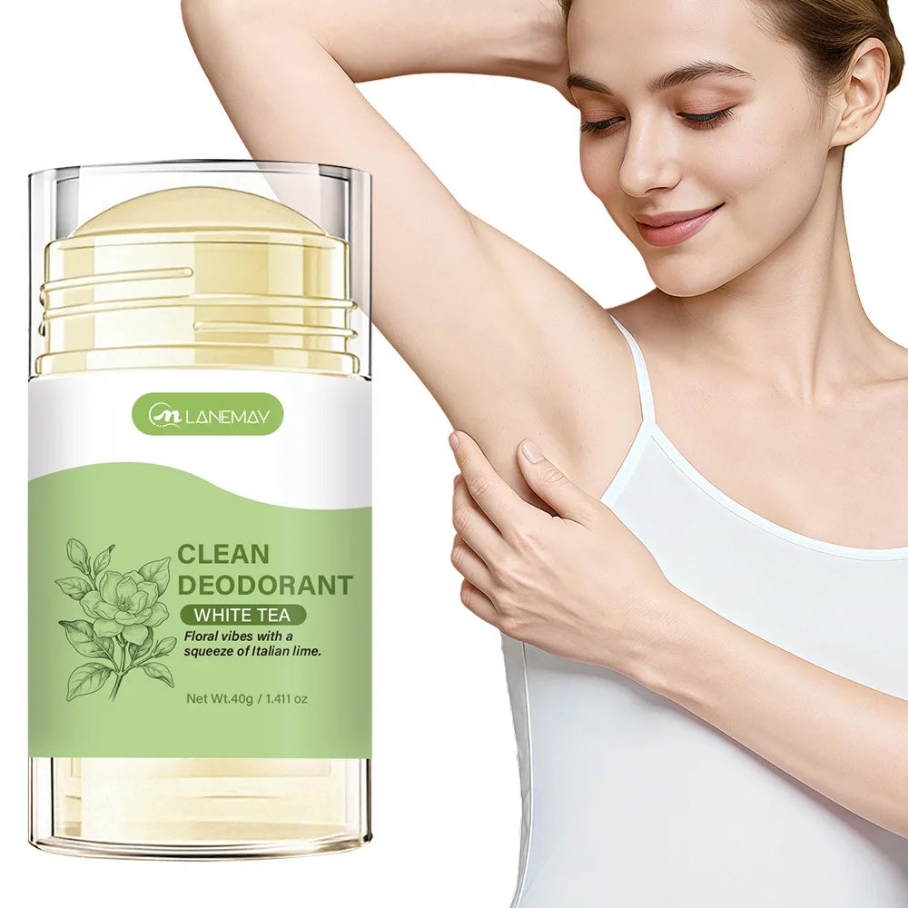 Clean Deodorant White Tea & Italian Lime Roll-On, 40g