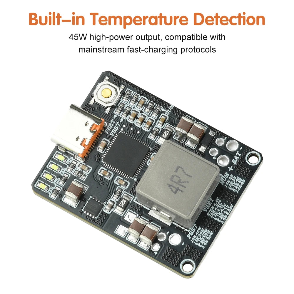 IP2369 2-6S PD 45W Bidirectional Charge and Discharge Module Boost-Buck Converter Fast Charging Board Type C port Oasis Select