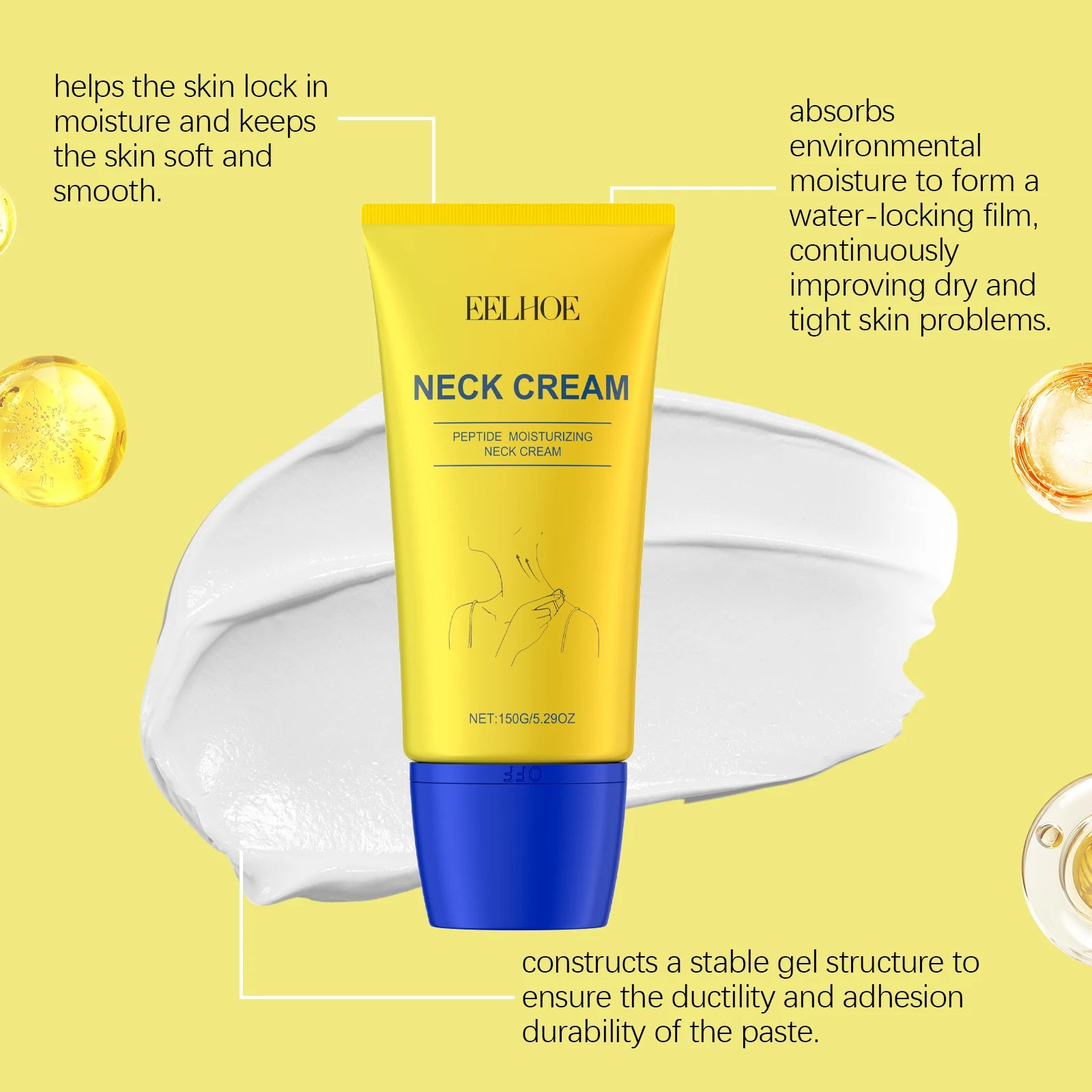 Eelhoe Neck Firming Cream – Tighten, Hydrate & Reduce Lines