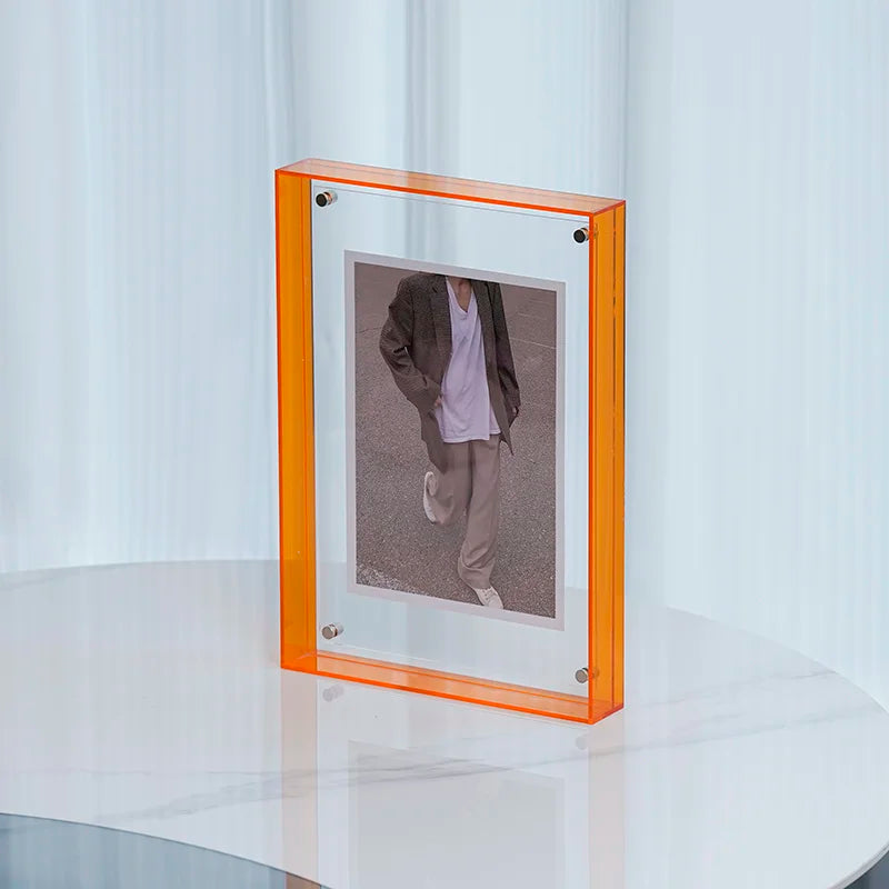 Acrylic Photo Frame – Table & Wall Display | Modern Decor