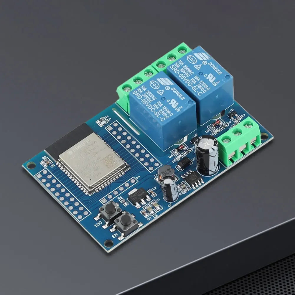 ESP32 WiFi Bluetooth BLE Relay Module – 1/2/8 Channel Dev Board ESP32 Relay Module Oasis Select