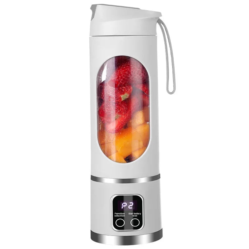 Portable Blender 600ML Electric Juicer Fruit Mixers 4000mAh USB Rechargeable Smoothie Outdoor Fresh Fruit Blender Personal Juice Oasis Select