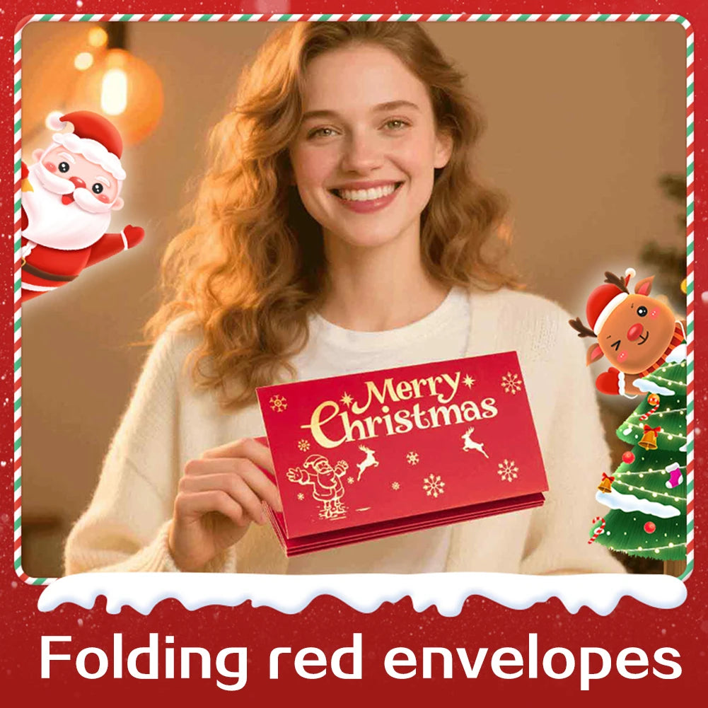 Christmas Cash Gift Envelope Box | Novelty Money Holder Set