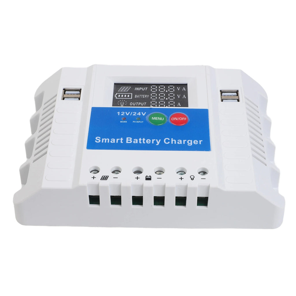1060A For Solar Charge Controller with Colorful LCD Display and 4 USB Outputs for Efficient For Solar Power Charging Oasis Select TA60
