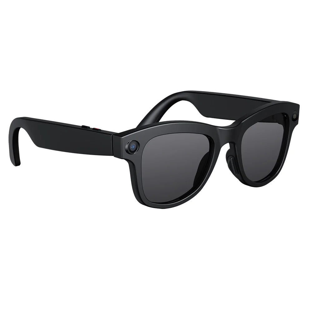 Smart Glasses Built-In HD Camera Blue Tooth Call Voice Assistant Dialogue Translation Sunglasses Music Playing Video Record Oasis Select BKMJ