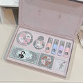 NICEKEY Pink Ballet 9-Piece Makeup Set with Necklace Gift