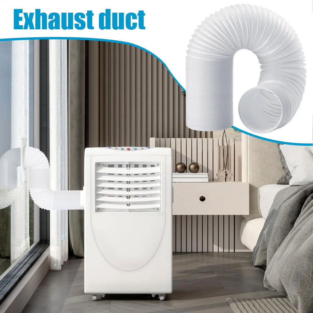 Portable Ac Hose Connector Portable Air Conditioner Parts Fit 5.1in 5.9in Diameter Pipe Joint for Living Room Indoor Workplace Oasis Select