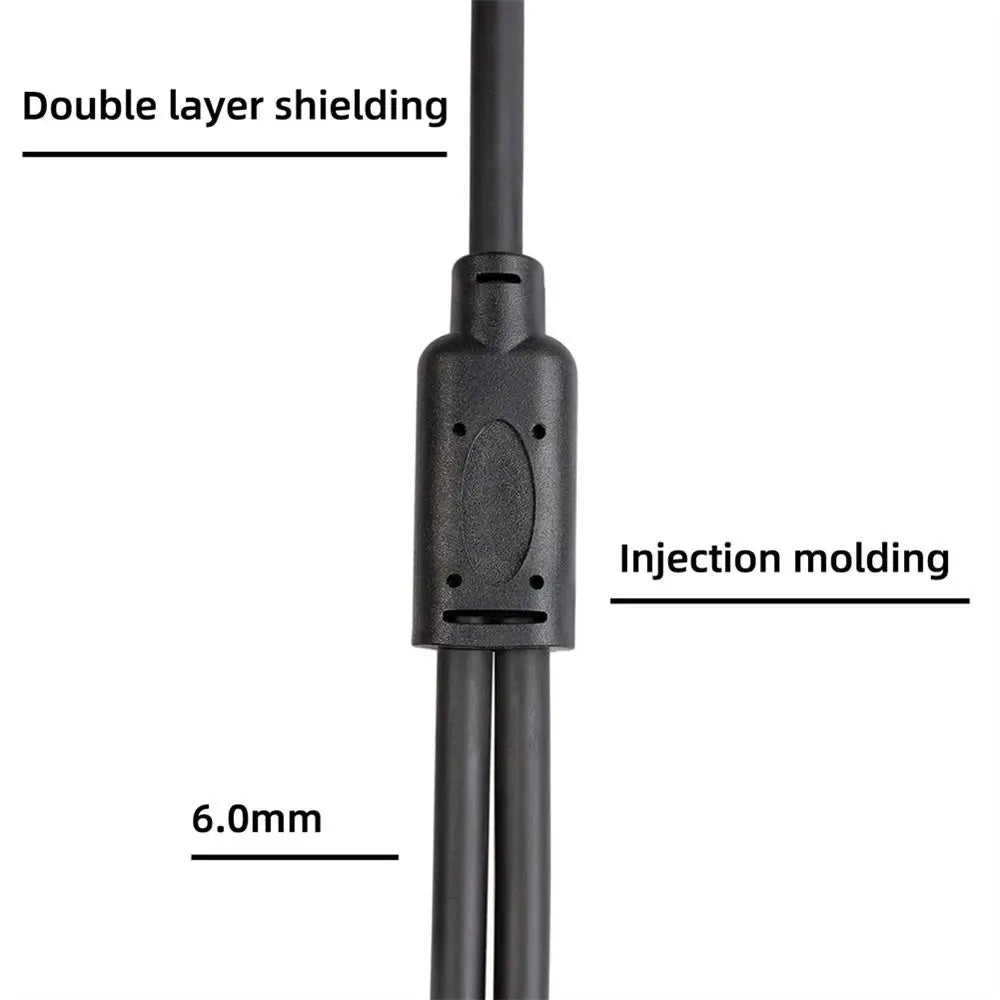 XLR Splitter 3 Pin XLR Female To Dual XLR Male Y Splitter Balanced Mic Cable 3FT 100CM Instruments Microphones Cables Signal Oasis Select