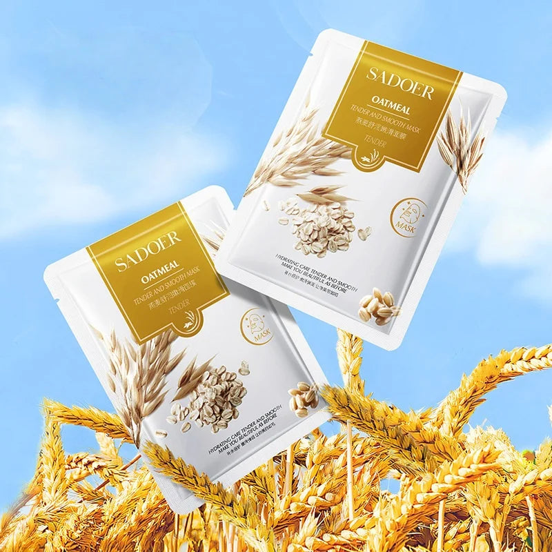 Oatmeal Face Mask – Glycerin & Hyaluronate Deep Hydration Hydrating Face Mask Oasis Select