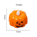 Flickering Flameless LED Pumpkin Light, Night Lamp, Ornaments, Holloween Party Decoration Supply, 2 Styles Oasis Select A