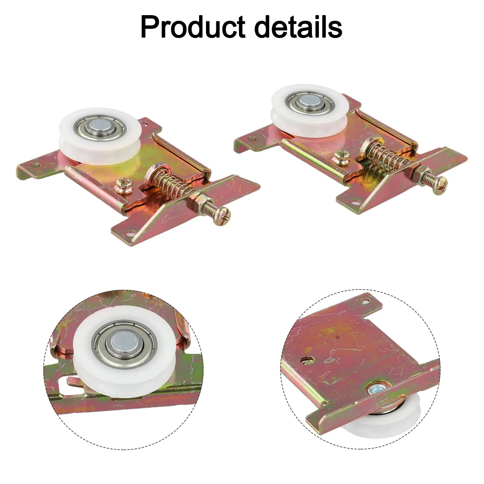 Wardrobe Sliding Door Pulley Sliding Door Roller Concaved Wheels Smooth U Groove Pulley Track Wheel Door Track Accessories Oasis Select