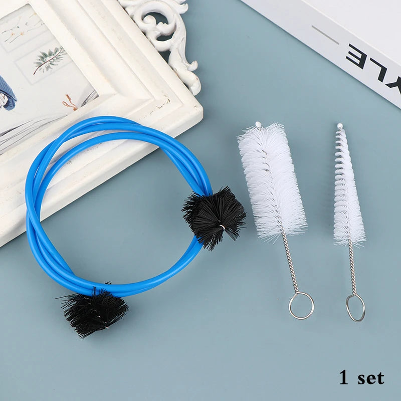 New 1 Set Trumpet Maintenance Kit Bendable Grasp Snake Brush Mouthpiece Brush Cornet Cleaning Kit Musical Instrument Accessories Oasis Select