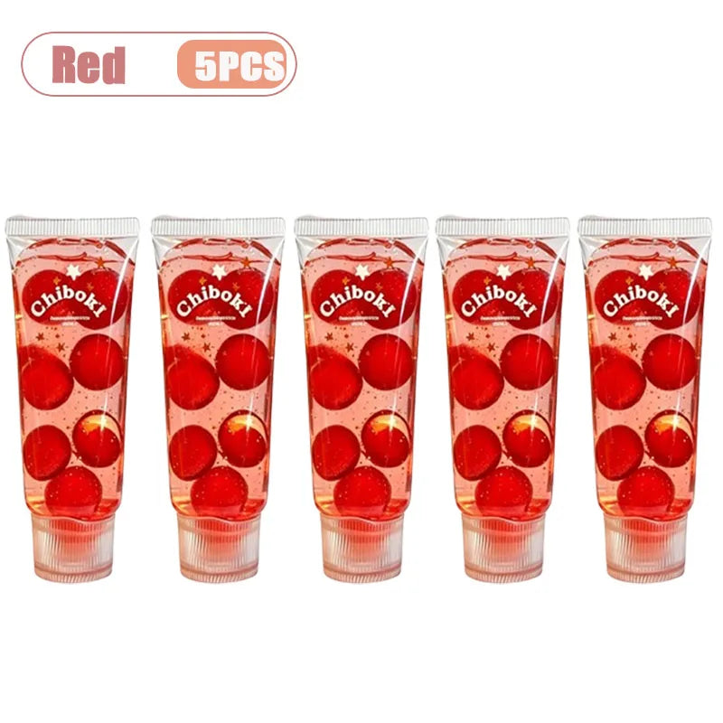1-10PCS Toothpaste Tube Soft Gel Squishy Slow Rising Stress Relief for Adult Fidget Sensory Decompression Cute Pocket Gadget Oasis Select Red-5PCS