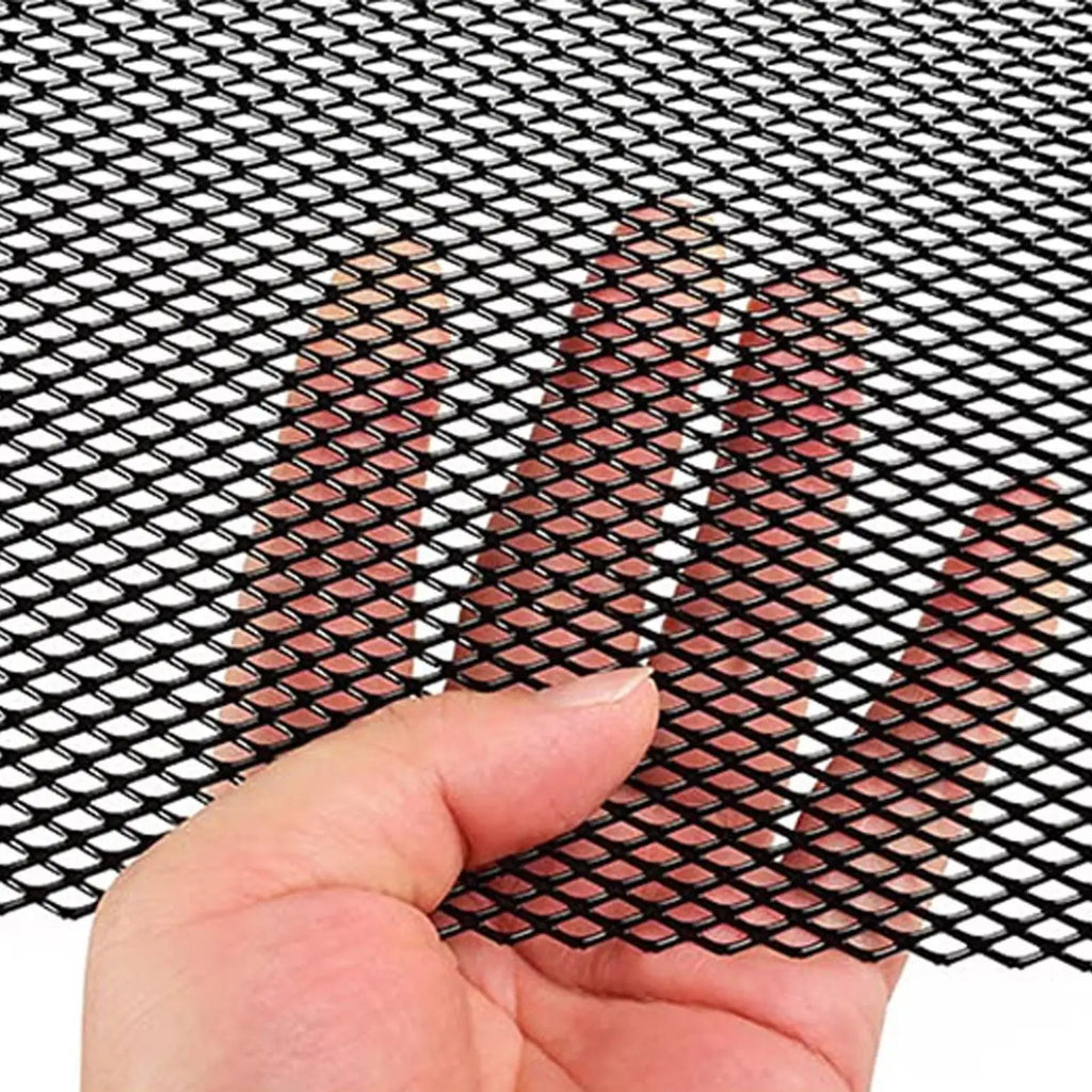 Universal Car Grill Mesh Aluminum Alloy Auto Grille Insert Bumper Rhombic Hole Mesh 3x6mm 4x8mm 6x12mm 8x16mm Car Radiator Grill Oasis Select