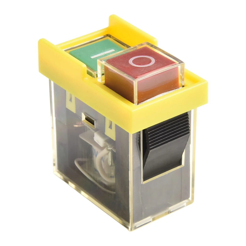 KJD6 Momentary Electromagnetic Switches AC250V 6A Waterproof Pushbutton 2-Button Machine Safety Switches Oasis Select