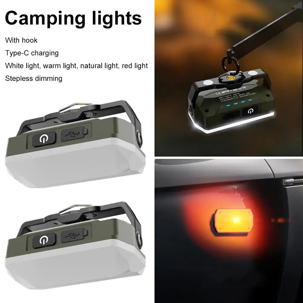 Rechargeable 52 LED Camping Light – Magnetic Hook & USB-C
