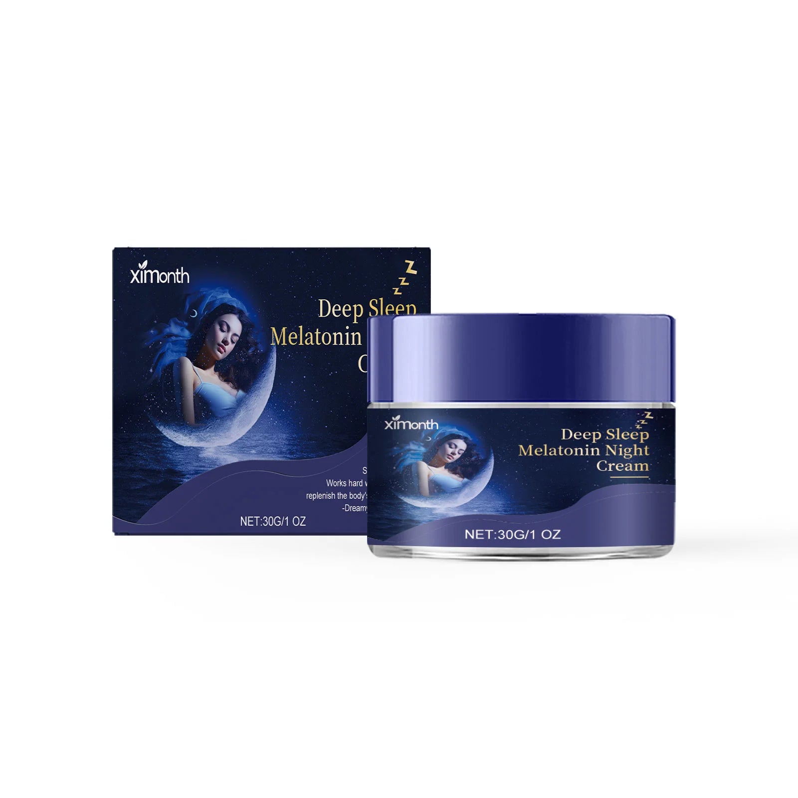 Lavender Sleep Patch, Night Cream & Pillow Spray Gift Set Sleep Wellness Set Oasis Select 30g boxed