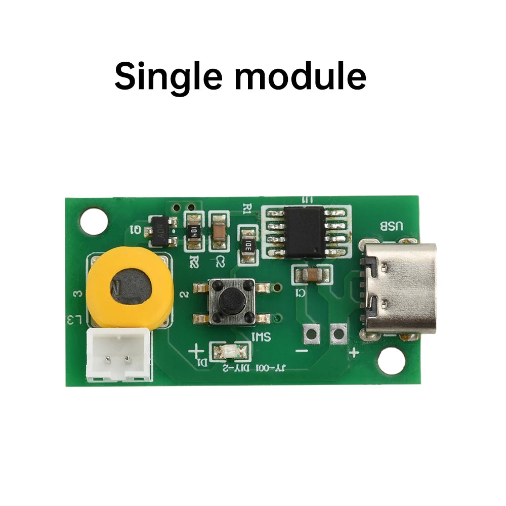 1-5pcs 3 Levels Adjustable Fog Volume Single Spray Humidifier Module Mist Maker and Driver Circuit Board Fogger Atomization Film Oasis Select Single module