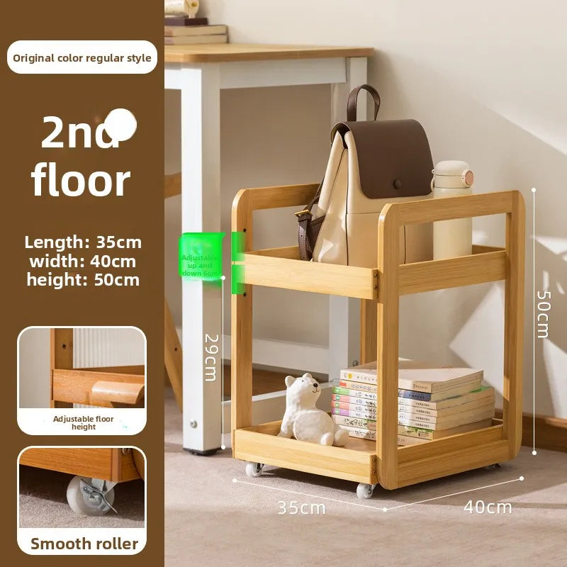 Sofa side table Movable coffee table Mini table Bedside with wheels Side shelf Living room Small side cabinet Oasis Select primary-2