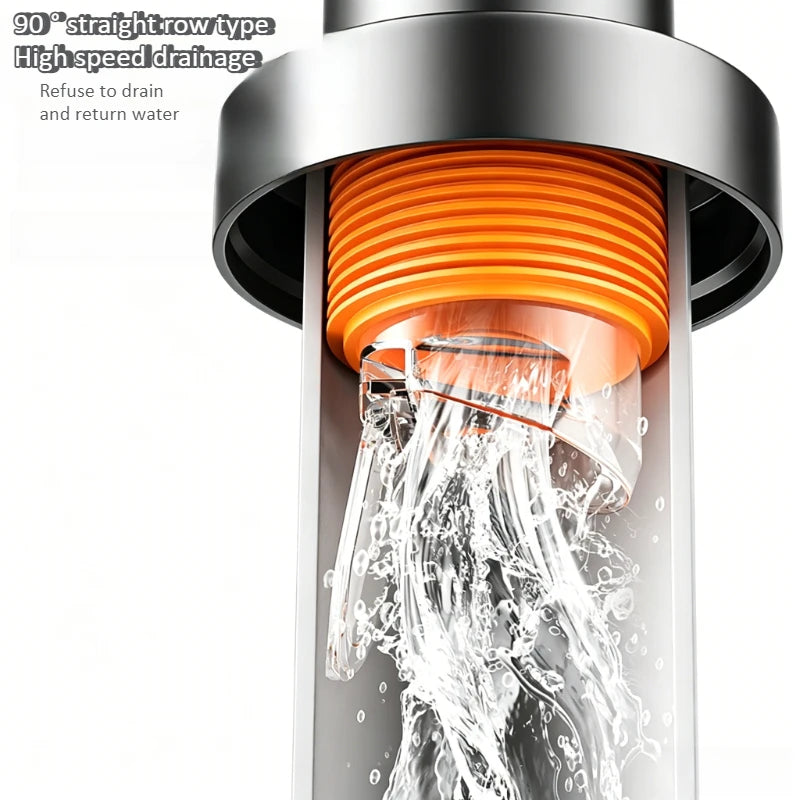 Floor Drain Check Valve Anti Reflux Odor Sealing Plug Ring, Kitchen Sink Drainage Pipe Sealing Cover Sealing Device Oasis Select