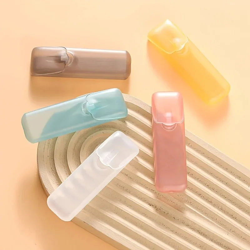 Mini Toothpick Storage Box with Lid Toothpick Box Portable Travel Floss Organizer Cotton Swab Dispenser Toothpick Dispenser Oasis Select