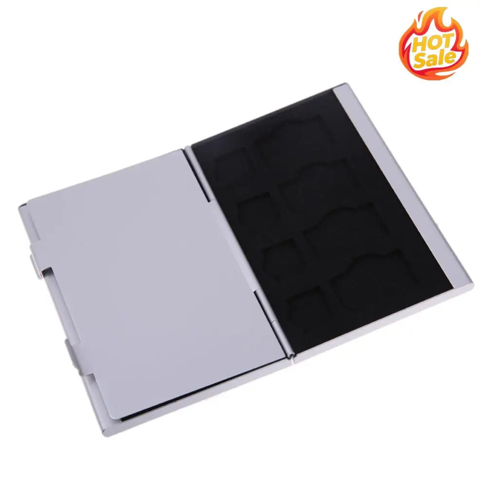 15 in 1 Memory Card Holder Aluminum Alloy Case Holder Protector Antistatic SIM Card Case for SIM Card & Cell Phone Eject Pin Oasis Select