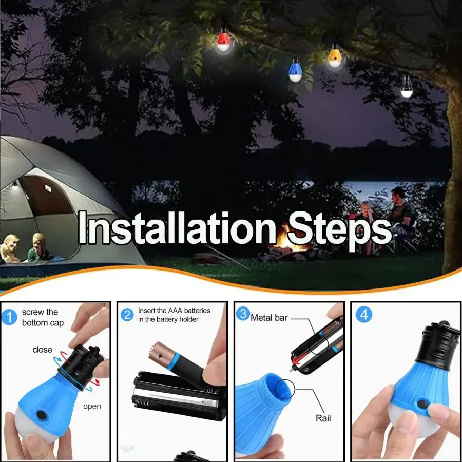 POCKETMAN LED Camping Lantern | 180 Lumen, 3 Modes, IPX4