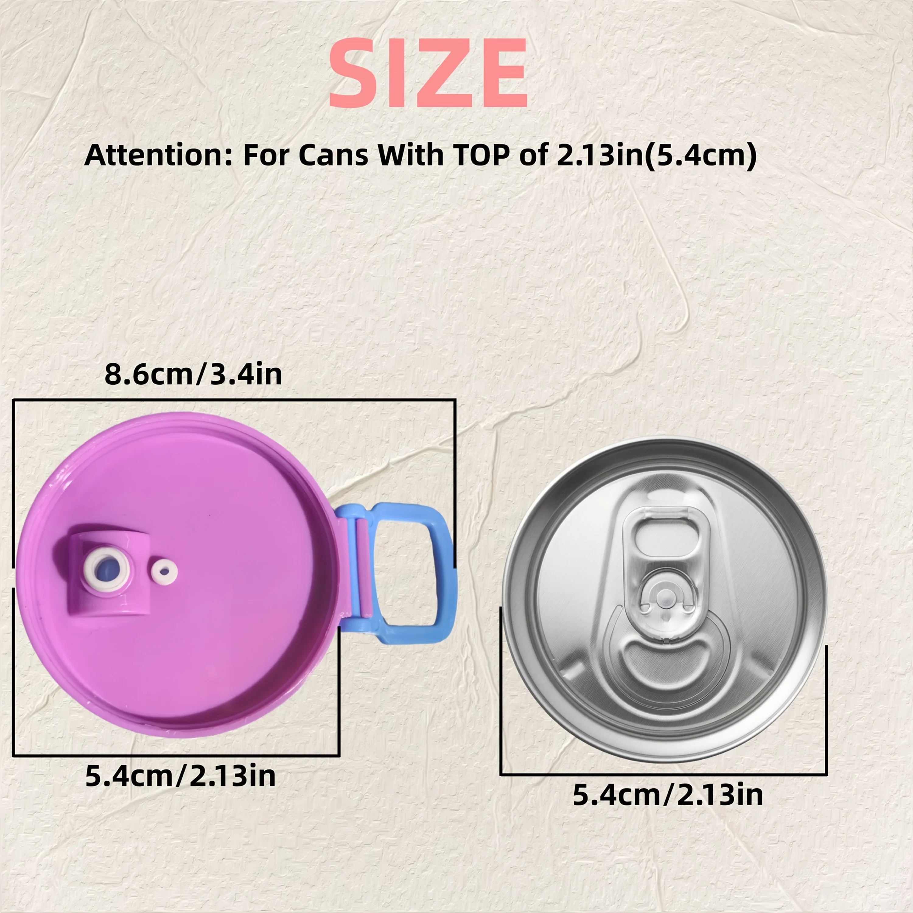 Reusable Lid for Soft Drink Cans That Comes in Four Colors Designed for Beverages, Juices, And Soft Drinks Complete with a Straw Oasis Select