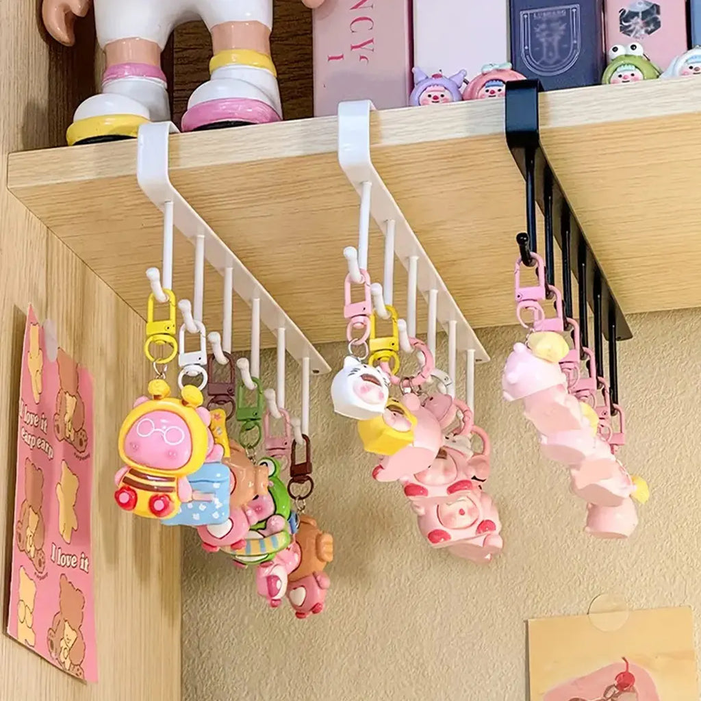 1pc/2pcs,Iron keychain display rack, multifunctional storage rack, accessory storage and jewelry rack, kitchen hook Oasis Select