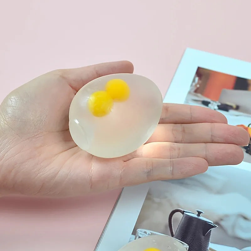 Squishy Eggs Balls | Toy for Party, Squeeze Toys, Clear Splat Ball Easter Basket Fillers for Kids Adults Stress Reducer Gift Oasis Select