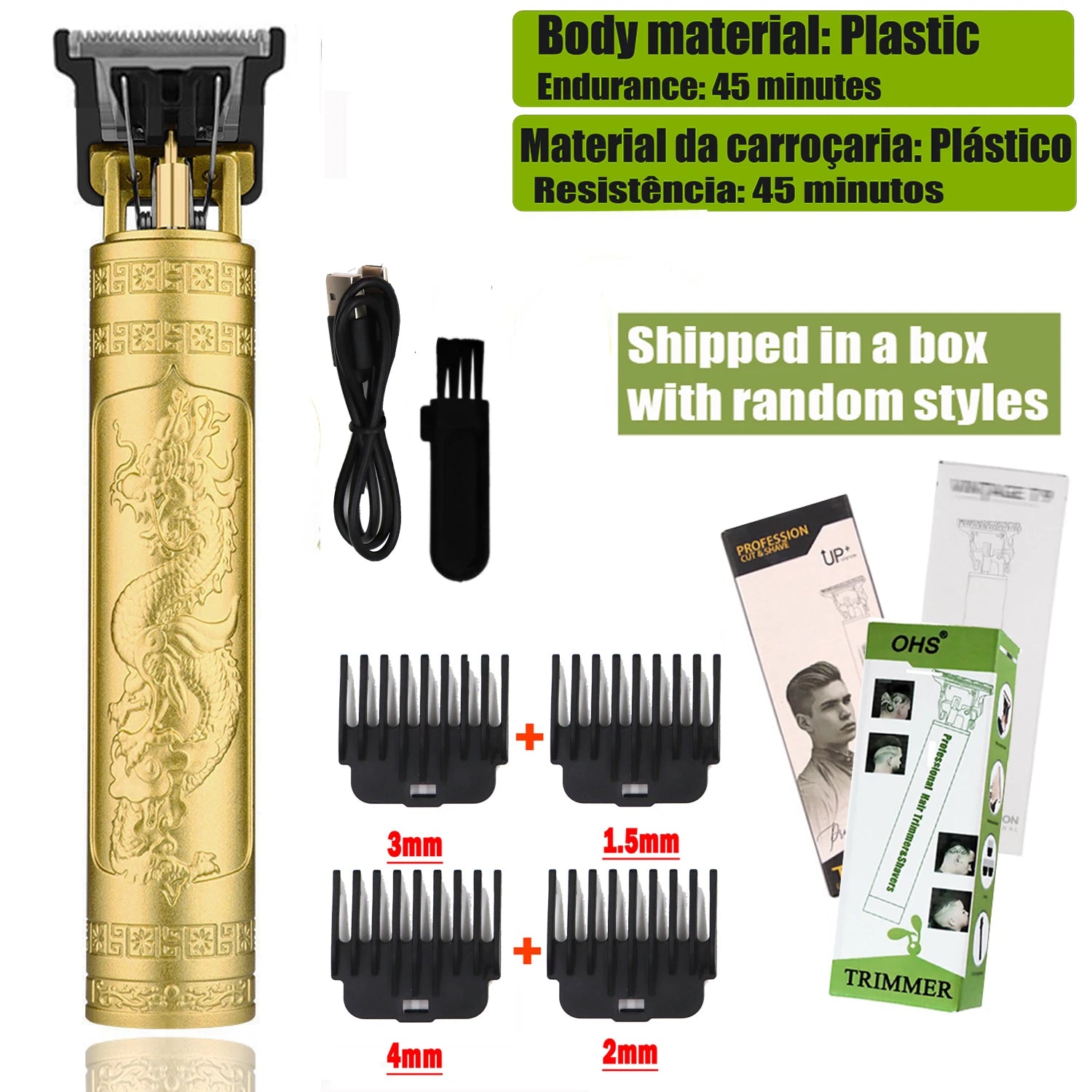 T9 Hair Clipper Repair Beard Shaving Body Hair Trimmer Clippers Electric Machine Men Haircut Machine 0mm Barber Shaver Oasis Select OHS H2 DRAGON
