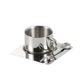 Minimalist Nordic Mug 3pcs Set 304 Stainless Steel Coffee Mug Heat Resistant Milk Cup with Saucer Spoon Placemat Tableware Set Oasis Select 175ml