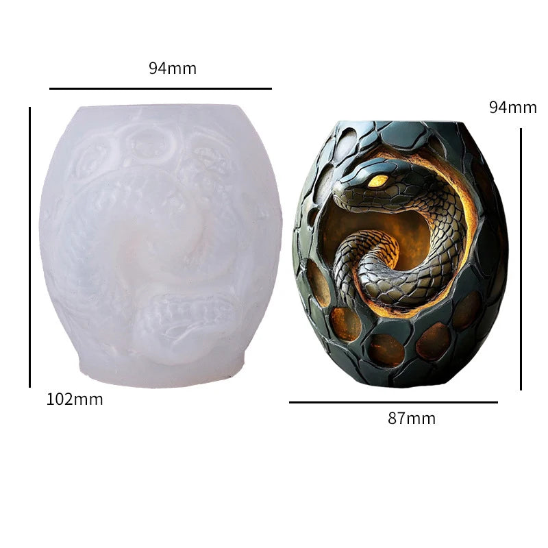 Snake Habitat Mold High-Quality Vase Mold Silicone Mold Lightweight For Storage Solutions Home Decor Art Projects Oasis Select