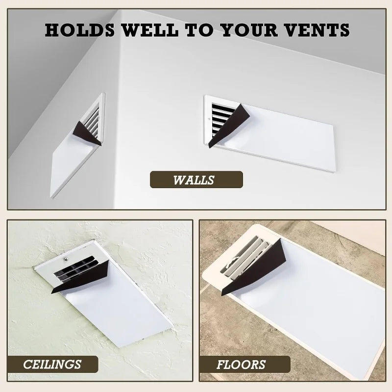 Strong Magnetic Vent Covers for Home Floor Standard Air Registers 5.5×12 inch 1PCS Ventilation Cover Flexible Magnet Sheet Oasis Select